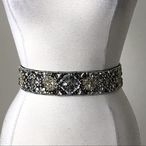 beaded stretch belt